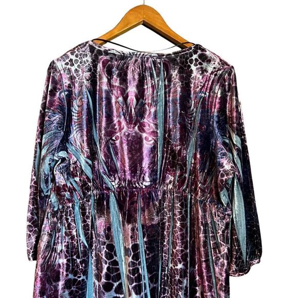 APT. 9 velvet long sleeve tunic. Size 1X - Picture 7 of 10